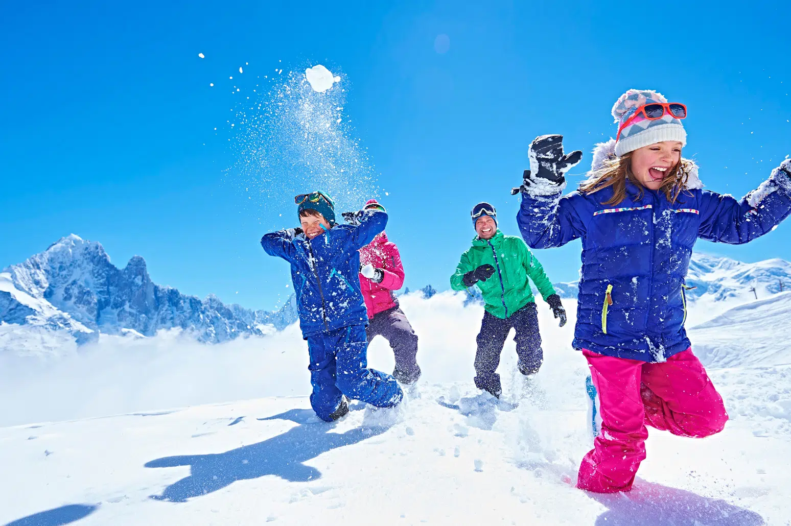 Les vacances d'hiver en famille